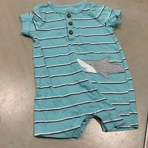 EUC Carter’s just one you striped shark romper